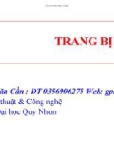 Bài giảng Trang bị điện: Chương 1 - TS. Đỗ Văn Cần