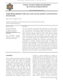 Highly efficient adsorption of dye using novel reduced graphene oxide/halloysite nanocomposite