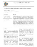 Synthesis of the high durability photocatalytic materials with tertiary components