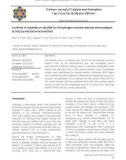 Synthesis of molybdenum disulfide for the hydrogen evolution reaction electrocatalysts activity by electrochemical method