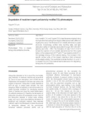 Degradation of recalcitrant organic pollutants by modified TiO2 photocatalysts