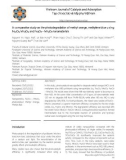 A comparative study on the photodegradation of methyl orange, methylene blue u sing Fe 2O3, Mn2O3, and Fe2O3 – Mn2O3 nanomaterials