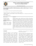 Dyes adsorption properties of odered mesoporous carbon material using mcf silica as hard template