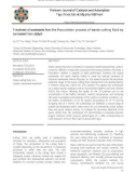 Treatment of wastewater from the flocculation process of waste cutting fluid by zerovalent iron catalyst