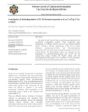 Investigation of photodegradation of 2,4-Dichlorophenoxyacetic acid on Cu2O/g-C3N4 catalysts