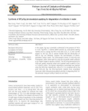 Synthesis of WO3/AgI photocatalysts applying for degradation of antibiotics in water