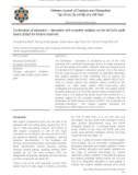 Combination of adsorption – desorption with complete oxidation on the MnCoCe oxide based catalyst for toluene treatment