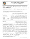 Synthesis of expanded graphite: Effect of the graphite flake size on adsorption capacities to methylene blue