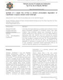 Synthesis of S doped TiO2 (S-TiO2) to enhance photocatalytic degradation of Ciprofloxacin in aqueous solutions under visible light