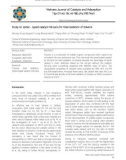 Study on spinel - typed catalyst NiCo2O4 for total oxidation of toluene