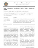 Copper ferrite catalyst for direct arylation of acidic C-H bonds in azoles with aryl aldehydes