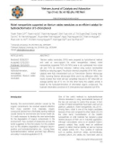 Nickel nanoparticles supported on titanium oxides nanotubes as an efficient catalyst for hydrodechlorination of 3-chlorophenol