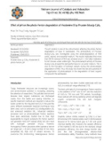 Effect of pH on the photo-Fenton degradation of rhodamine B by Prussian blue/g-C3N4