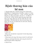 Bệnh thương hàn của bê non