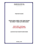Luận văn Thạc sĩ Quản trị kinh doanh: Hoạch định chiến lược kinh doanh tại Công ty Điện lực Kiên Giang