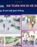 Giáo án điện tử môn Tự nhiên và xã hội lớp 3 - Bài: An toàn khi đi xe đạp