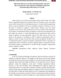 Organizational culture and employees’ loyalty: The analysis of Vietnamese enterprises applying Japanese organizational culture