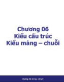 Bài giảng Kỹ thuật lập trình: Chương 6 - Trần Quang