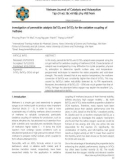 Investigation of perovskite catalysts BaTiO3 and SrTiO3 for the oxidative coupling of methane