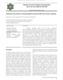 Electrochemical synthesis of reduced graphene oxide and their anti-corosion properties