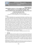 Thành phần loài ốc và tỉ lệ nhiễm cercariae trên ốc trong ruộng lúa từ ba nhóm đất khác nhau ở huyện Bình Chánh, Thành phố Hồ Chí Minh, Việt Nam