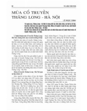 Múa cổ truyền Thăng Long - Hà Nội