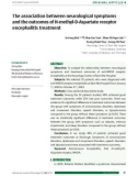 The association between neurological symptoms and the outcomes of N-methyl-D-Aspartate receptor encephalitis treatment