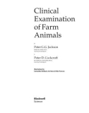 Ebook Clinical examination of farm animals: Part 1