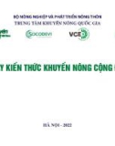 Sổ tay kiến thức khuyến nông cộng đồng