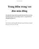 Trang điểm trong veo đón mùa đông