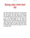 Sung sức nhờ bơi lội