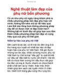 Nghệ thuật làm đẹp của phụ nữ bốn phương