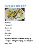 Mực xào dứa chín