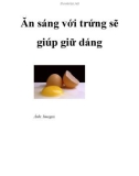 Ăn sáng với trứng sẽ giúp giữ dáng