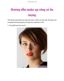 Hướng dẫn make up công sở ấn tượng