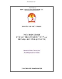 Đề án Thạc sĩ Quản lý công: Phản biện xã hội của Mặt trân Tổ Quốc Việt Nam trên địa bàn tỉnh Quảng Trị