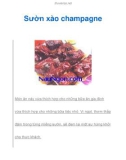 Sườn xào champagne