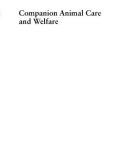 Ebook Companion animal care and welfare - The UFAW companion animal handbook: Part 1