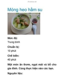 Móng heo hầm su