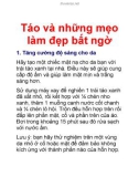 Táo và những mẹo làm đẹp bất ngờ