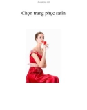 Chọn trang phục satin