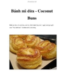 Bánh mì dừa - Coconut Buns