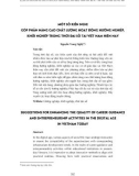 Một số kiến nghị góp phần nâng cao chất lượng hoạt động hướng nghiệp, khởi nghiệp trong thời đại số tại Việt Nam hiện nay