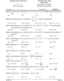 Đề thi thử tốt nghiệp THPT môn Toán năm 2023-2024 có đáp án - Trường THPT Tĩnh Gia 2, Thanh Hóa