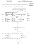 Đề thi thử tốt nghiệp THPT môn Toán năm 2024 có đáp án - Trường THPT A Nghĩa Hưng, Nam Định (Lần 2)