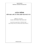 Giáo trình Đồ án tổng hợp nội thất NT3 (Ngành: Công nghệ kỹ thuật kiến trúc - Cao đẳng) - Trường Cao đẳng Xây dựng số 1