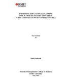 Doctoral thesis of Philosophy: Improving educational planning for junior secondary education in the Indonesian decentralization era (The portfolio)