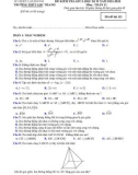 Đề thi giữa học kì 2 môn Toán lớp 11 năm 2023-2024 có đáp án - Trường THPT Lộc Thanh, Lâm Đồng