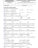 Đề thi học kì 2 môn Toán lớp 10 năm 2023-2024 có đáp án - Trường THPT Ngô Gia Tự, Phú Yên