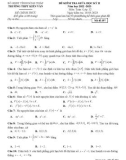 Đề thi giữa học kì 2 môn Toán lớp 12 năm 2022-2023 - Trường THPT Kiến Văn, Đồng Tháp